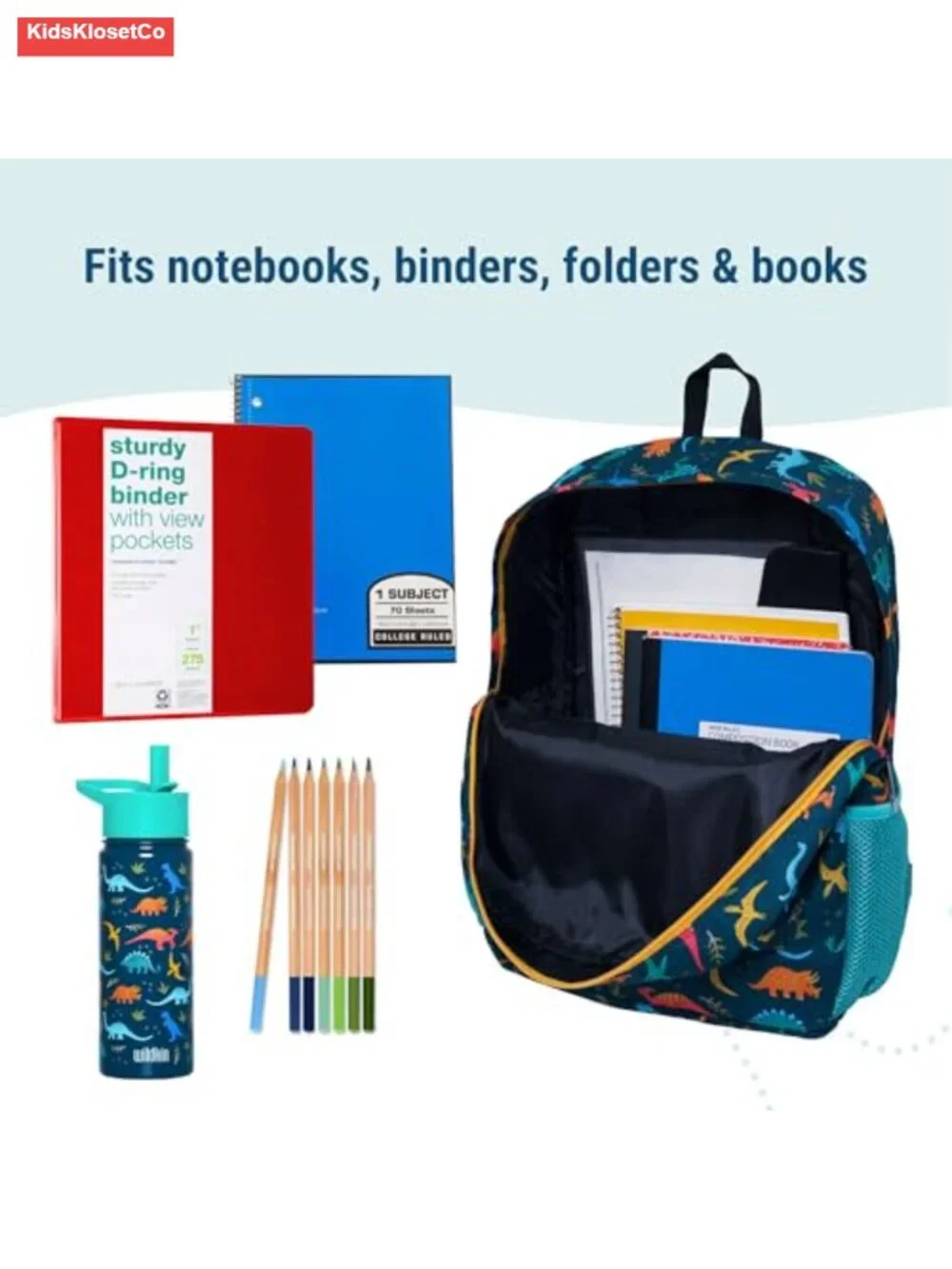 Kids 16 Inch School Backpack - Durable Padded Bookbag with Adjustable Straps,